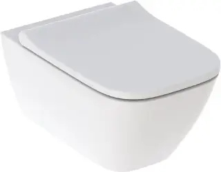 Geberit Smyle Square Унитаз подвесной безободковый с сиденьем Soft-close, цвет : белый 500.683.01.1