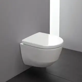 Laufen Pro Унитаз подвесной безободковый, укороченный 49х36хh34 см, цвет белый 8.2096.5.000.000.1