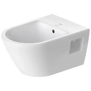 Duravit D-Neo Биде подвесное 37x54 cм с 1 отв. под смеситель, без покрытия Wondergliss, цвет: белый 2295150000