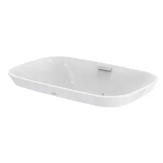 Toto Neorest Раковина 74,6x44,8xh17,3 см, полувстраиваемая, CeFiONtect, цвет белый LW3717HY#XW