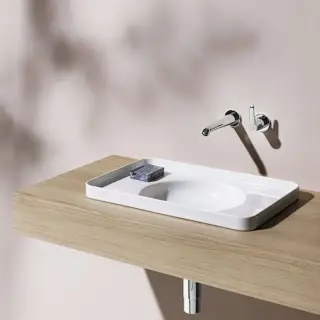 Laufen Val Раковина 55х36хh11,5 см, встрав., цвет белый 8.1728.1.000.109.1