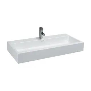 Laufen Living City Раковина 100х46хh14 см, с 3 отв. под смеситель, цвет белый 8.1843.8.000.108.1