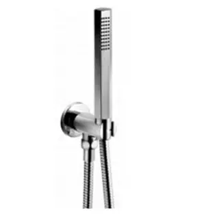 Fantini Venezia Душевой гарнитур: ручная лейка Venezia, шланг 150 см, держатель, цвет: хром 29 02 5943