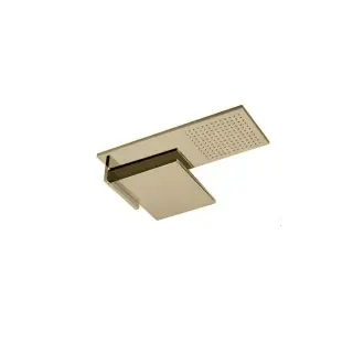 Fantini Venezia Двойной верхний душ, латунь, настенный, цвет золото плюс 86 01 8035B