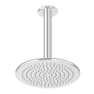 Gessi Goccia Верхний душ 21,6 см 1 вид струи, кронштейн потолочный 26 см, цвет: matte white 33762#279