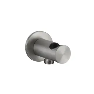 Gessi 316 Bath-Shower Шланговое подключение с держателем душа, цвет: steel brushed 54161#239