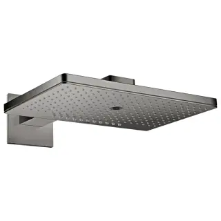 Axor Shower Solutions Верхний душ 47x30 см 3 режима, кронштейн 46 см, цвет: полированный черный хром 35282330