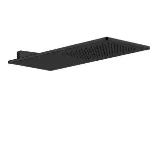 Gessi Rettangolo Верхний душ настенный 20x55 см 1 вид струи, цвет: matte black 33095#299