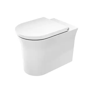 Duravit White Tulip Унитаз напольный 37х58хh42 cм, безободковый, слив в стену, цвет белый 2001090000