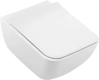 Villeroy&Boch Venticello Унитаз подвесной, безободковый, в комплекте с сиденьем, цвет: белый 4611RLR1