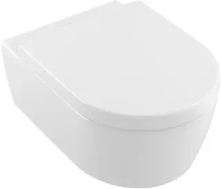 Villeroy & Boch Avento Унитаз подвесной безободковый 37x31h см, с сиденьем, цвет: alpin 5656HR01