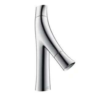 Axor Starck Organic Смеситель для раковины однорычажный на 1 отверстие с донным клапаном, цвет: хром 12011000