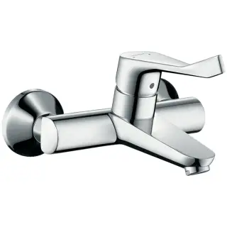 Hansgrohe Focus Смеситель для раковины настенный однорычажный с длинной рукояткой, цвет: хром 31913000