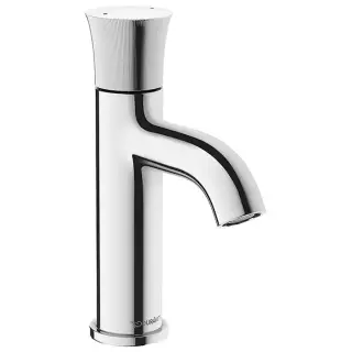 Duravit White Tulip Смеситель для раковины на 1 отв., h18,7 cм, излив 10 cм, цвет хром WT1010002010