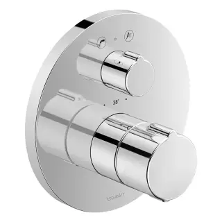 Duravit C.1 Смеситель термостатический для ванны скрытого монтажа, цвет хром C15200018010