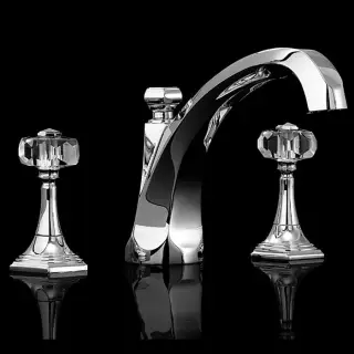 Devon&Devon Excelsior Gemstone Смеситель для раковины на 3 отв., цвет: хром EXC-GM100CR