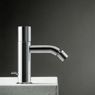 Fantini Nostromo Смеситель для биде, 1 отв., с донным клапаном, цвет хром 50 02 E908F