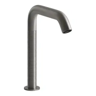 Gessi 316 Trame Смеситель для раковины, высота излива 23 cм, цвет: Steel Brushed 54380#239