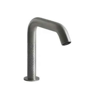 Gessi 316 Intreccio Смеситель для раковины, выс излива 15 cм, цвет: Steel Brushed 54181#239