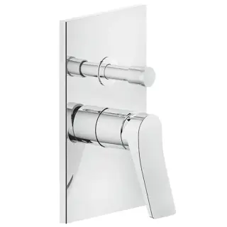 Gessi Rilievo Смеситель для ванны встраиваемый на 2 потребителя, внешняя часть, цвет: chrome 59079#031