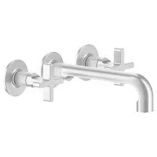 Gessi Inciso Встраиваемый смес. для рак.на 3 отв. с изливом 210-19 cм, цвет хром 58190#031