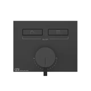 Gessi Hi-Fi Смеситель для душа встраиваемый, 2 потребителя, цвет: black metal brushed PVD 63079#707