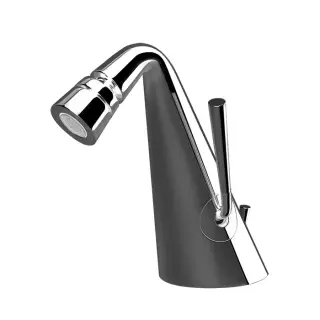 Gessi Cono Смеситель для биде, однорычажный, с донным клапаном, цвет: finox brushed nickel 45007#149