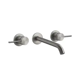 Gessi 316 Flessa Встраиваемый смеситель с изливом 20-18 cм, цвет: steel brushed 54094#239