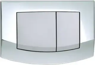 Tece Ambia Кнопка смыва для унитаза, пластик, цвет: хром глянцевый/хром матовый 9240254