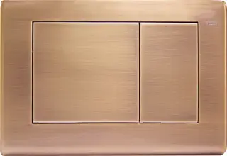 Tece Planus Кнопка смыва для унитаза, металл, цвет: состаренная медь 9240365