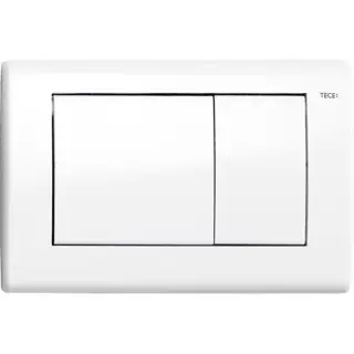 Tece Planus Кнопка смыва для унитаза, металл, цвет: белый глянцевый 9240324