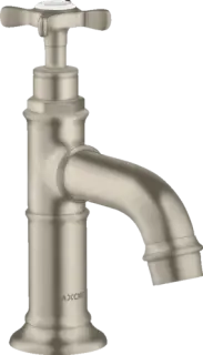 Axor Montreux Смеситель для раковины на 1 отверстие с донным клапаном, цвет: шлифованный никель 16530820