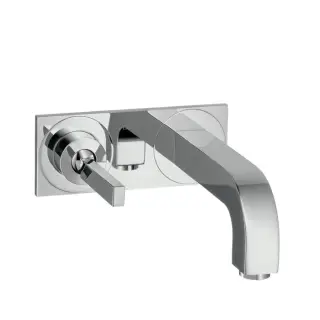 Axor Citterio Смеситель для раковины встраиваемый, внешняя часть, с донным клапаном, цвет: хром 39112000