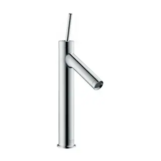 Axor Starck Смеситель для раковины однорычажный высокий с донным клапаном на 1 отверстие, цвет: хром 10123000