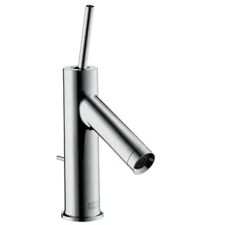 Axor Starck Смеситель для раковины однорычажный на 1 отверстие с донным клапаном, цвет: хром 10116000