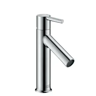 Axor Starck Смеситель для раковины однорычажный на 1 отверстие с донным клапаном, цвет: хром 10003000