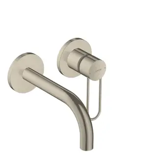 Axor Uno Смеситель для раковины встраиваемый внешняя часть, с донным клап., цвет: шлифованный никель 38121820