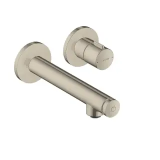 Axor Uno Смеситель для раковины встраиваемый внешняя часть, с донным клап., цвет: шлифованный никель 45112820