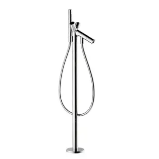 Axor Starck Смеситель для ванны, напольный, с двумя рукоятками, с душем 