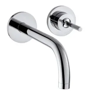 Axor Uno Смеситель для раковины встраиваемый, внешняя часть, с донным клапаном, цвет: хром 38113000