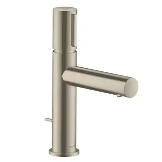 Axor Uno Смеситель для раковины на 1 отверстие с донным клапаном, цвет: шлифованный никель 45010820