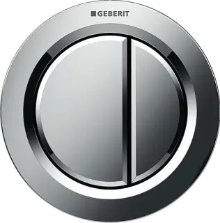Geberit Type 10 Кнопка дистанционного смыва для инсталляций, пластик, цвет: хром глянцевый 116.042.21.1