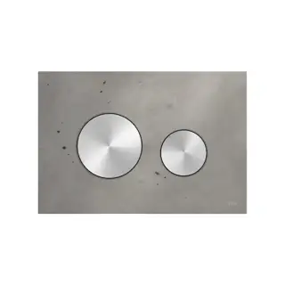 Tece Loop Кнопка смыва для унитаза, внешняя панель без клавиш, бетон, цвет: серый 9240614