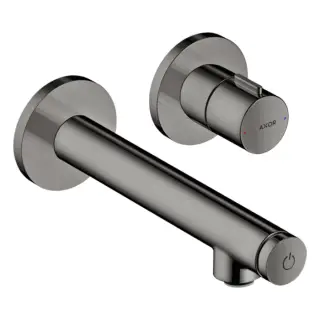 Axor Uno Смеситель для раковины встраиваемый внешняя часть, с д/к, цвет: полированный черный хром 45112330