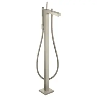 Axor Citterio Смеситель для ванны напольный, однорычажный, с тонкой рукояткой, цвет: шлиф. никель 39451820