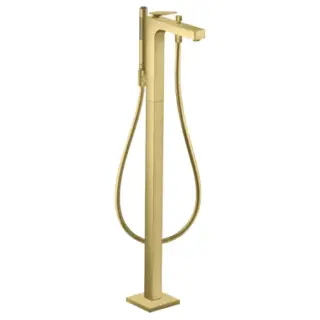 Axor Citterio Смеситель для ванны напольный, однорыч., с рычаговой рукояткой, цвет: шлиф. латунь 39440950