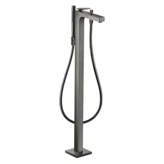 Axor Citterio Смеситель для ванны напольный, с рычаговой рукояткой, цвет: полированный черный хром 39440330