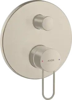 Axor Uno Смеситель для ванны встраиваемый на 2 потребителя, внешняя часть, цвет: шлифованный никель 38428820