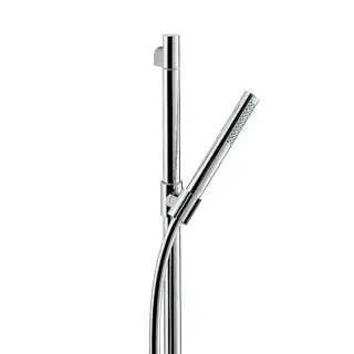 Axor Starck Душевой гарнитур: лейка 1 вид струи EcoSmart, штанга 98 см, шланг 160 см, цвет: хром 27983000