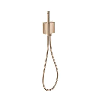 Axor Edge Душевой гарнитур: ручной душ 2 режима, держатель, шланг, цвет: полированное красное золото 46520300